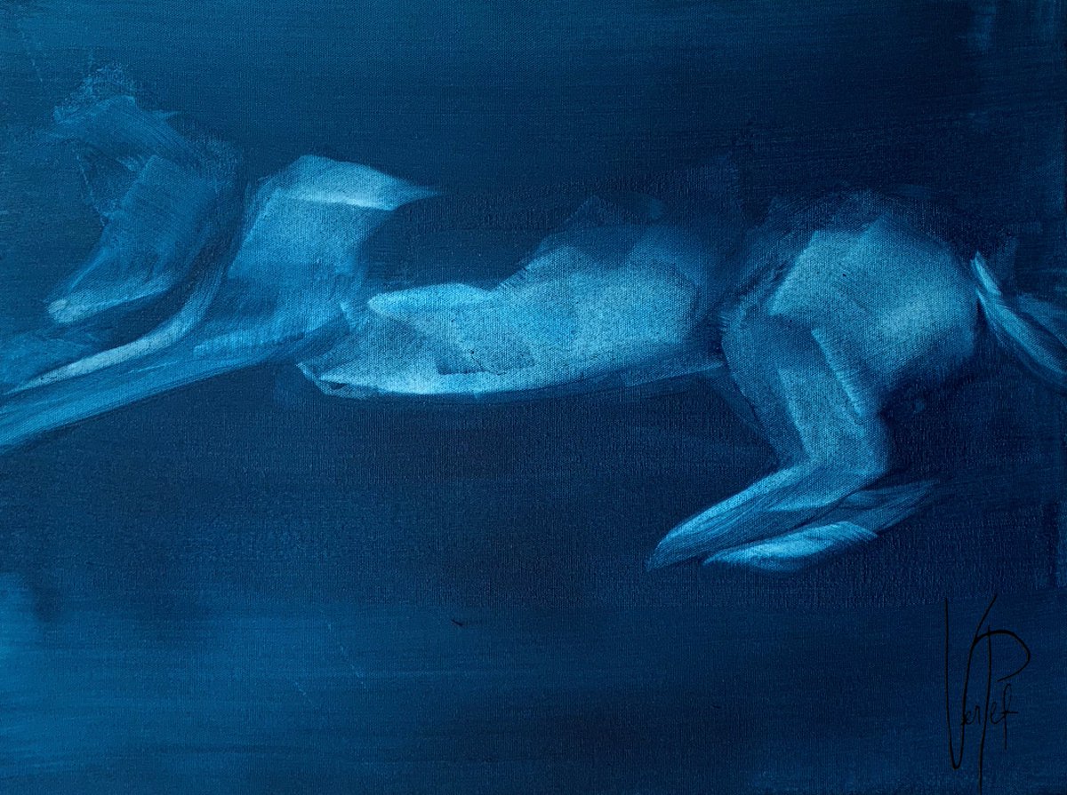 ateliervp's tweet photo. I'll share these two together, they have the same position but differ in approaches. I so enjoyed making them, the blue one quite surprised me with the xray effect and became one of my favourites.

#painting #acrylicpainting #fineart #art #dog #jackrussellterrier #dogs https://t.co/z80wK5ZfLI