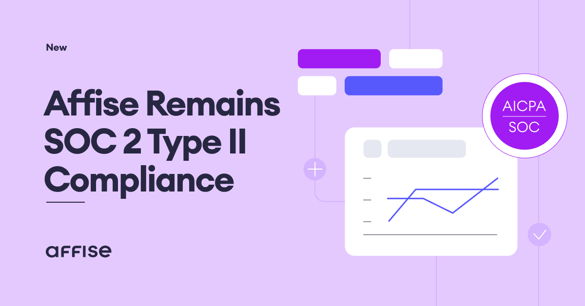 GetAffise's tweet photo. π We are thrilled to announce that Affise has once again successfully completed the SOC 2 Type II audit. Read more here: https://t.co/xtxnrTHway
#GetAffise #SOC2 #DataSecurity #Transparency #SaaS #PartnershipMarketing #AffiliateMarketing https://t.co/26I5D42Wh7