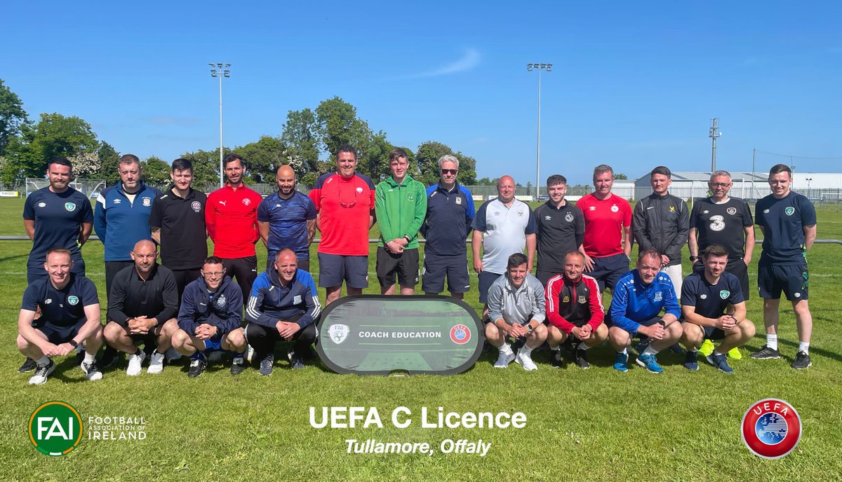 FAICoachDev's tweet image. Insight into the UEFA C that took place in @TullamoreTownFC last weekend🙌

Block One✅

Well done to all involved👏⚽️

#RealityBasedLearning
#Lifelonglearning