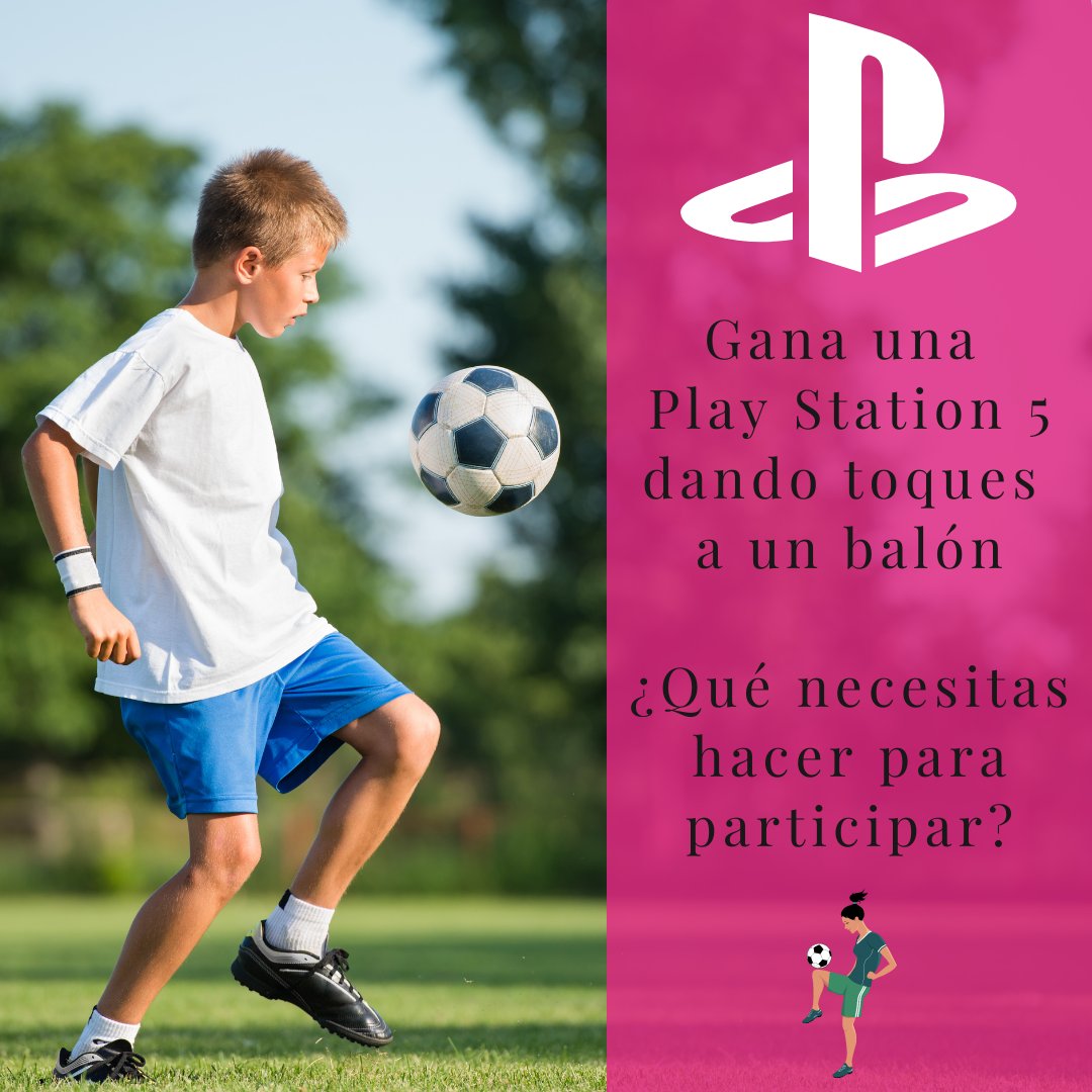 Futbol_ProTour's tweet photo. ⚽️ I Desafío Toques Pro Tour
📍 @granviadevigo
⁉️  Solo necesitas un balón, que te proporcionaremos
✍🏻 Inscríbete GRATIS https://t.co/F1FiAaWPy6 
🗓️ Elige uno de los 3 días, 7, 8 O 9 de junio, y un espacio de 3 minutos que te venga bien
🥇Final 10/06
‼️Gana una PlayStation 5 https://t.co/6FEplhf0p8