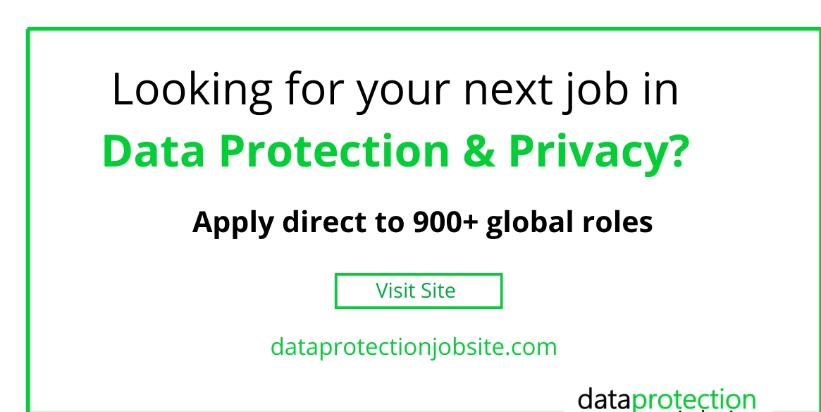 dataprotectjobs's tweet photo. Looking For Your Next Data Protection &amp; Privacy Job?  Sign Up Now

#dataprotection #dataprivacy #dataprotectionjobs #dataprivacyjobs #jobs https://t.co/G2U6ImRgcZ https://t.co/huGLhAaxwn