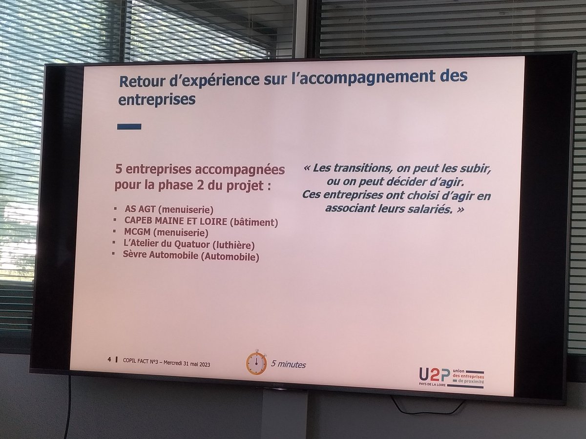 U2P_pdl's tweet photo. 👏Bravo ! Ce jour témoignages à l'@U2P_pdl de #TPE de l'#artisanat sur leurs engagements dans les #transitions #ecologiques en concertation avec leurs #salariés #RSE #DialogueSocial #AchatResponsable #QVCT #territoires #attractivité https://t.co/f11y6sFnwI
