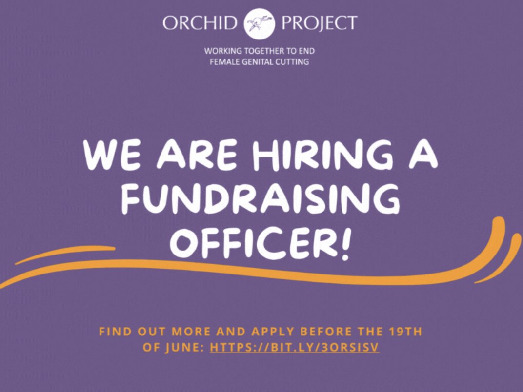 🌟 Job alert! 📣 We are hiring a Fundraising Officer to help us secure resources & drive our mission to #EndFGMC.

If you're passionate about making a difference, don't miss this opportunity. Apply by 19th June:

bit.ly/3orsisv

#CharityJobs #EndFGM