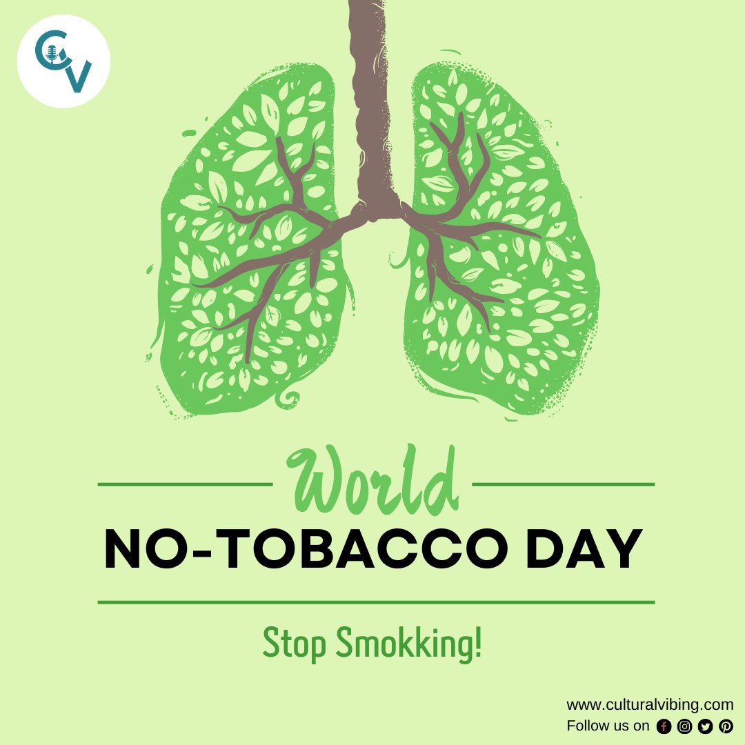 In 1987, the World Health Assembly passed a resolution calling for 7 April 1988 to be a 'a world no-smoking day.' Later in 1988, another resolution was passed, calling for the celebration of World No Tobacco Day, every year on 31 May.
Clear the Air
#NoTobaccoDay #NoTobacco