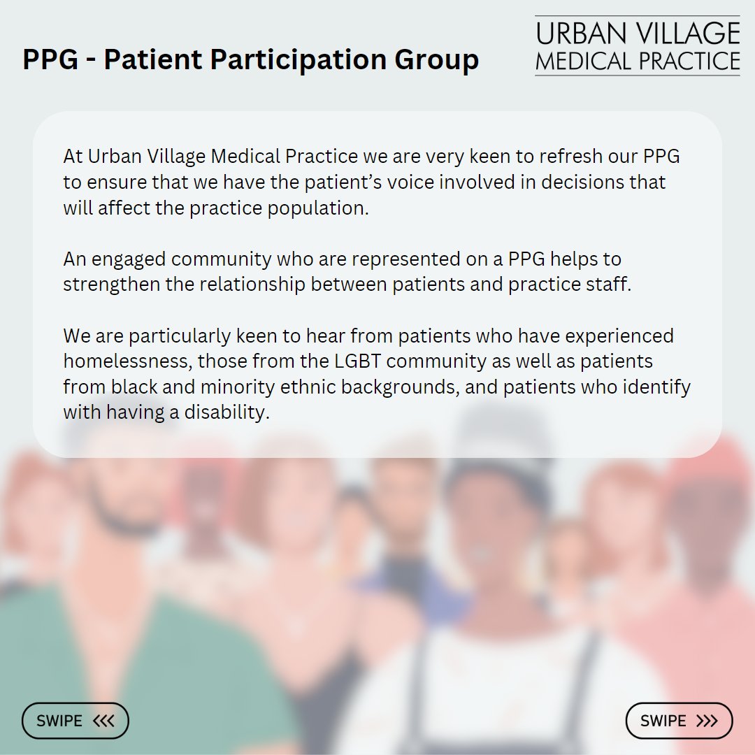 urbanvillagemcr's tweet image. We are developing #collaborativepractice and need volunteers from our patient community to help.  If you are interested register at uvmp.co.uk/navigator/pati… or email kay.keane@nhs.net

#PPGAwarenessWeek #PatientPower #WeDoThingsDifferentlyHere