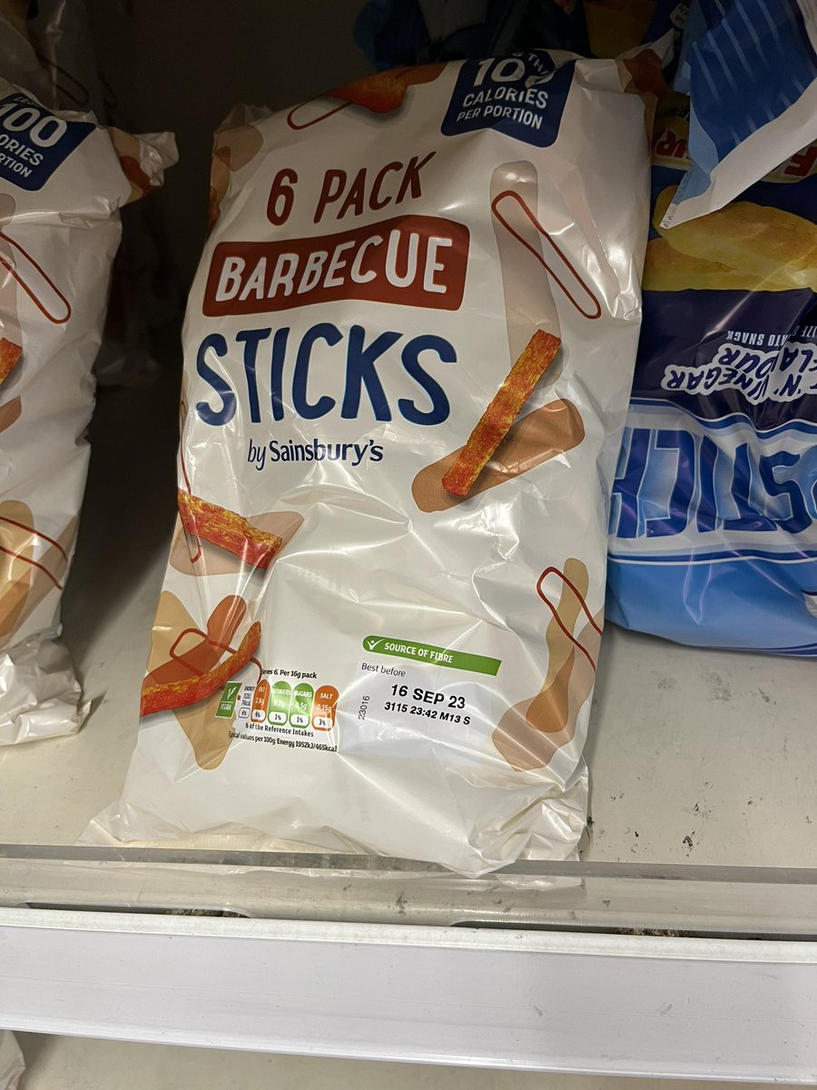 Pretty shocking packaging design here, @Sainsburys.
I don’t really fancy eating crisps covered in plasters.