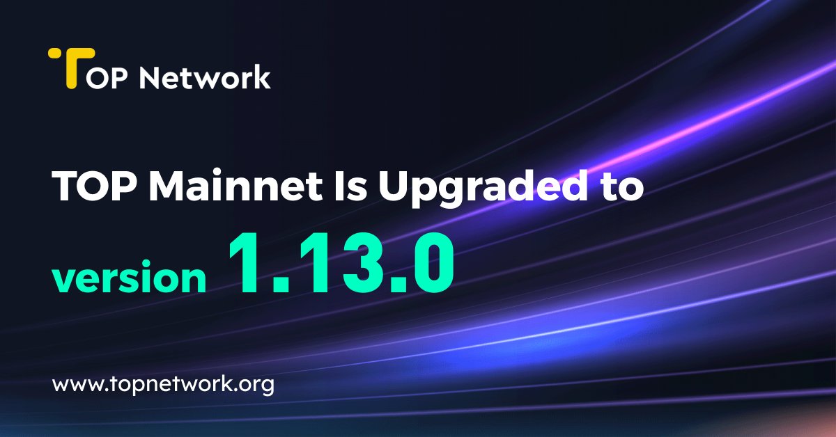 topnetwork_top's tweet photo. 🎉TOP's #mainnet has been upgraded to V 1.13.0, and it comes with a range of exciting updates which we'll explain in the following days. 

All nodes, please upgrade to the latest version by checking on this:
https://t.co/IS3pA3GAnD

⏲️Upgrade before 2 AM, June 2nd, UTC. https://t.co/D2Z59UEjpm