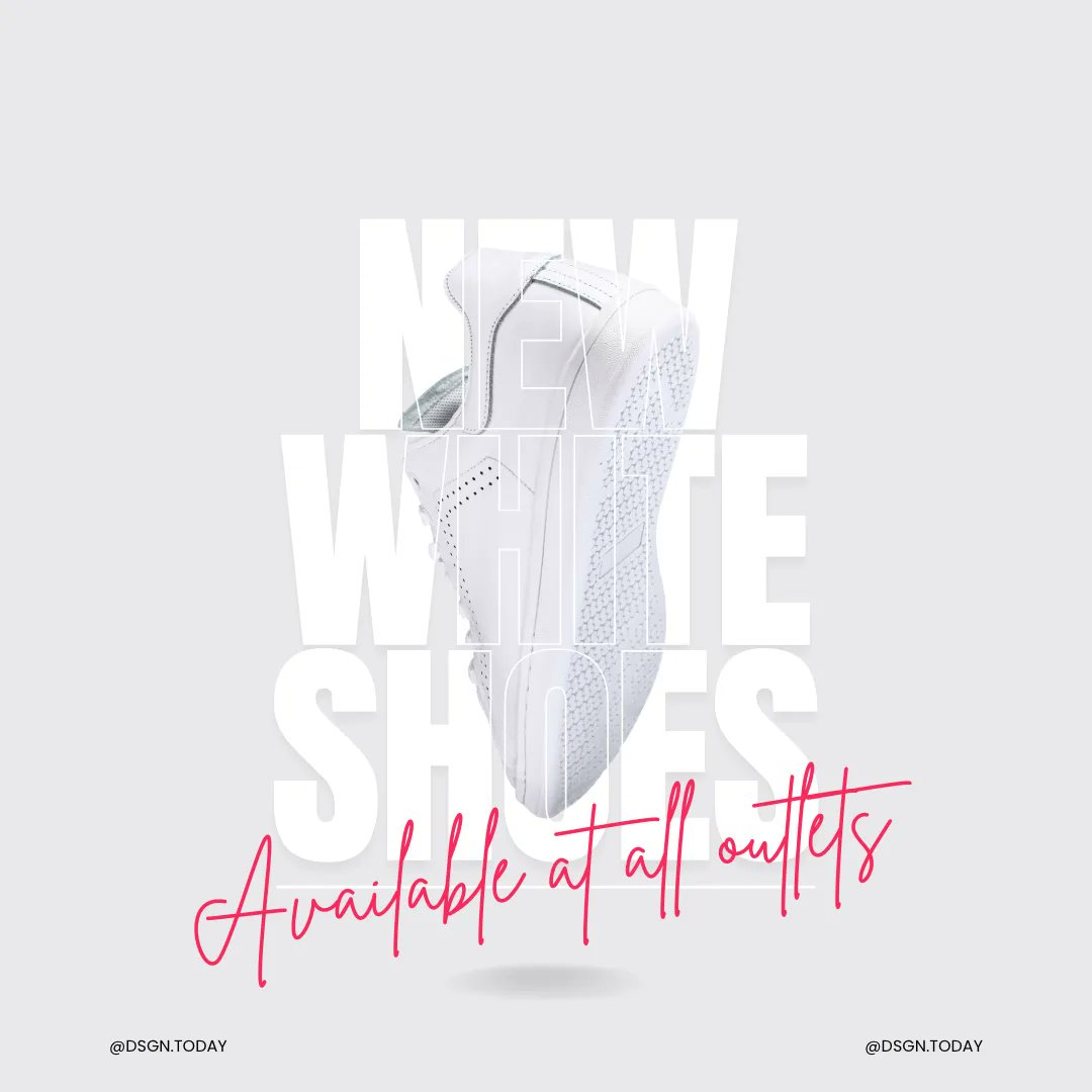 Step into style with our brand new White Shoes! The perfect blend of comfort and fashion. Get yours now at all our outlets! 👟✨ 

#NewWhiteShoes #FashionFootwear #StepIntoStyle #FootwearFrenzy #ShoeLove #FreshKicks #TrendyFeet #FootwearFashion #StyleEssentials