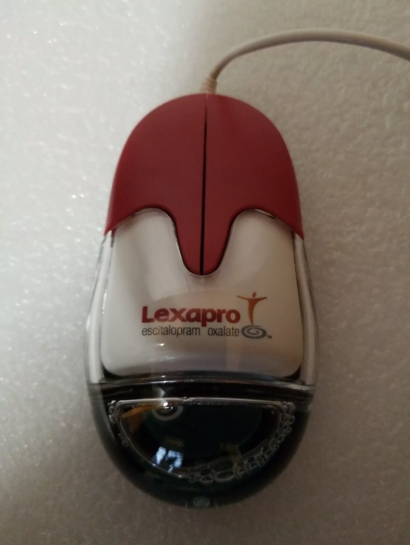 I'm drinking the lexapro mouse liquid
