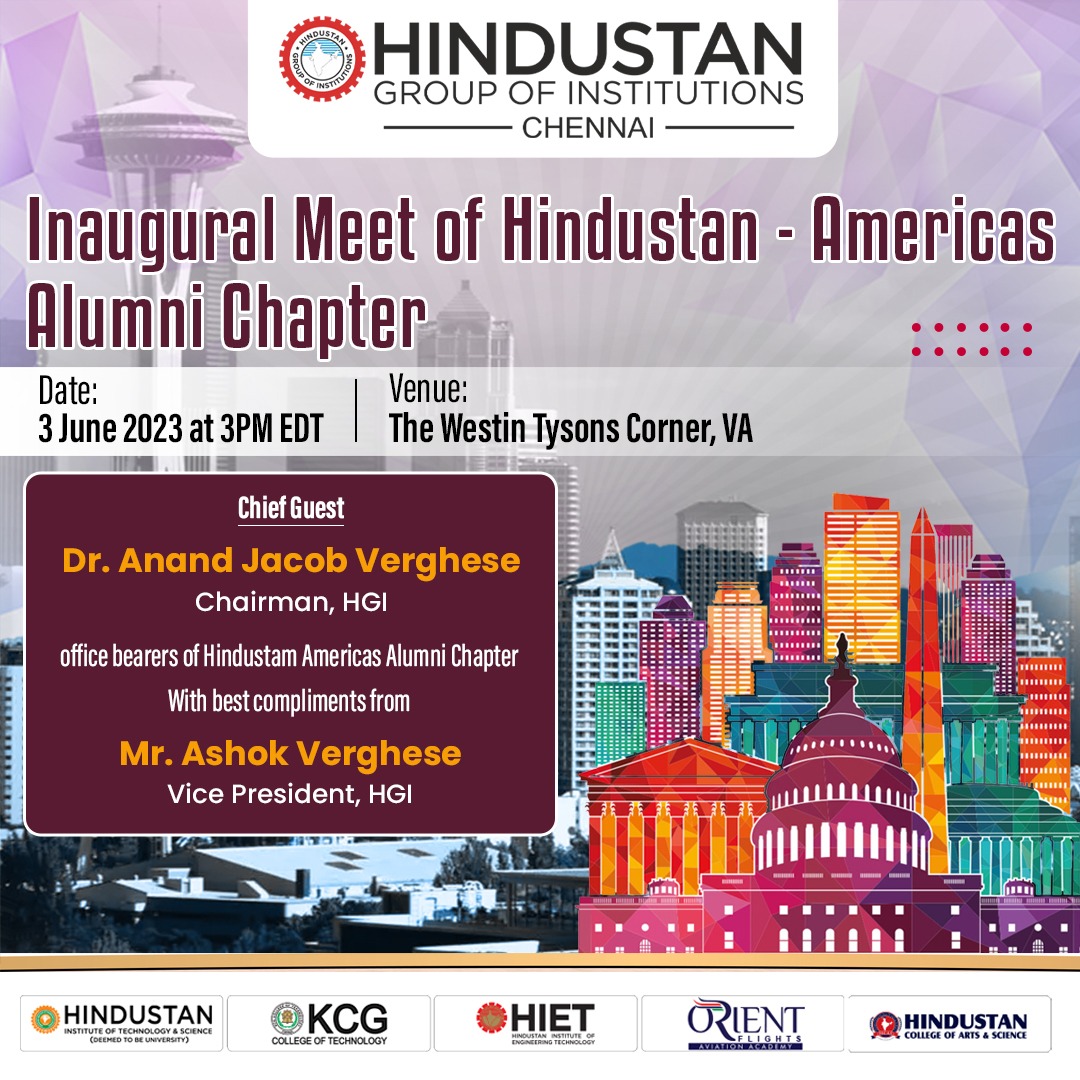HITSAA_ADMIN's tweet photo. Welcome to inaugural meet of HGI - America's Alumni Chapter on 3rd June 2023 at Washington D.C. #alumnimeet #alumninews #hitsaa #hitseee2023 #HindustanInstituteofTechnologyandScience https://t.co/SUoap1DxQH