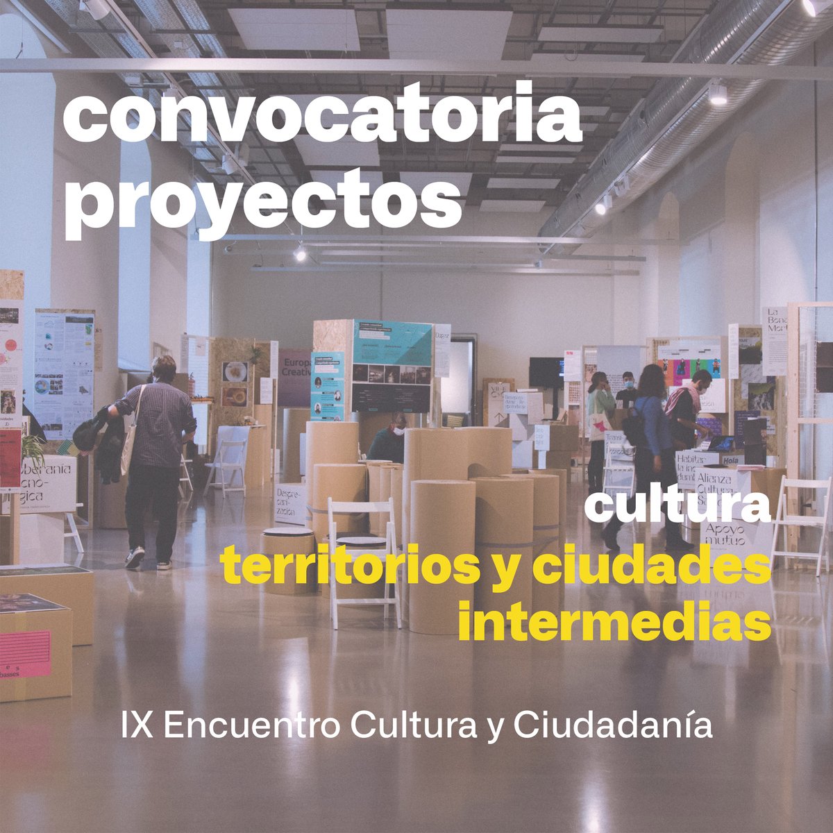 ¡Ampliamos el plazo de presentación de proyectos para el #IXEncuentroCulturayCiudadanía hasta el 7 de junio! Consulta toda la info en el siguiente enlace: …urayciudadania.culturaydeporte.gob.es/encuentro-cult… 📍 17 - 19 OCT | LAVA, Valladolid