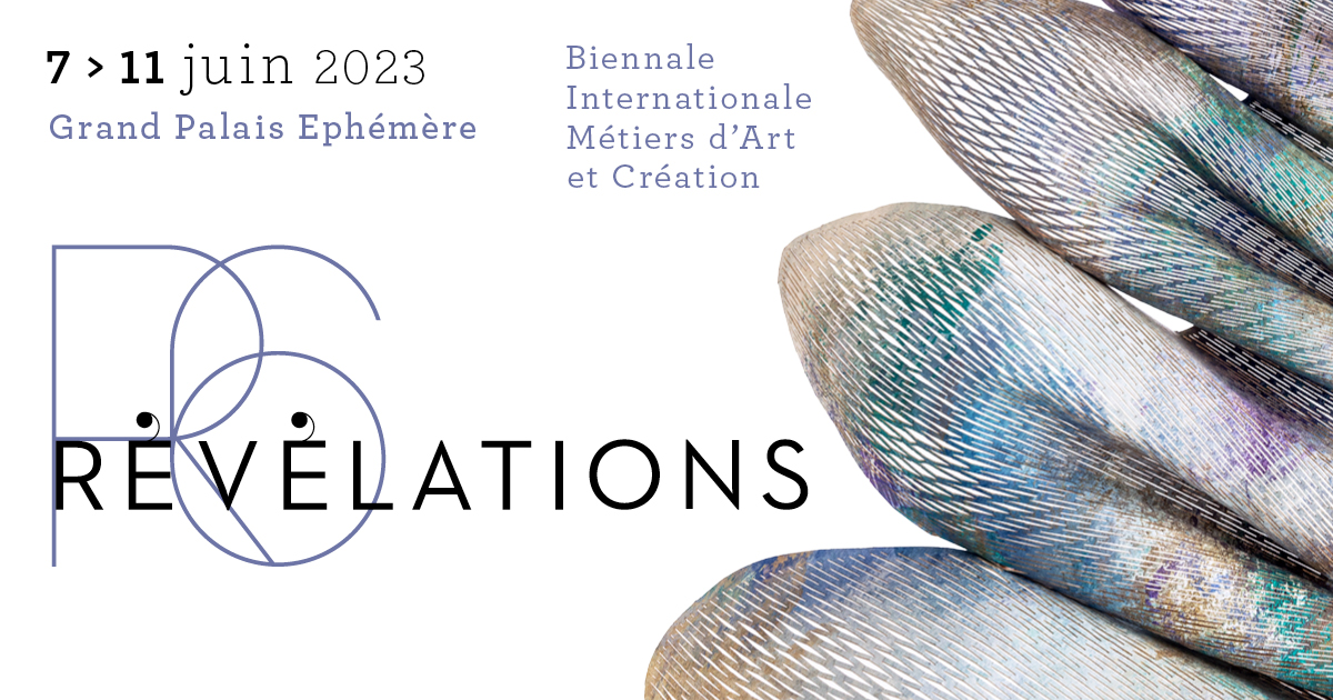[SAVE THE DATE] Le Viaduc des Arts participe de nouveau à la Biennale @revelationsfair ! ✨
Rendez-vous au Grand Palais Éphémère du 7 au 11 juin, pour découvrir les créations de 9 artisans du Viaduc des Arts. 
Plus d'infos 👉bit.ly/429Woi9