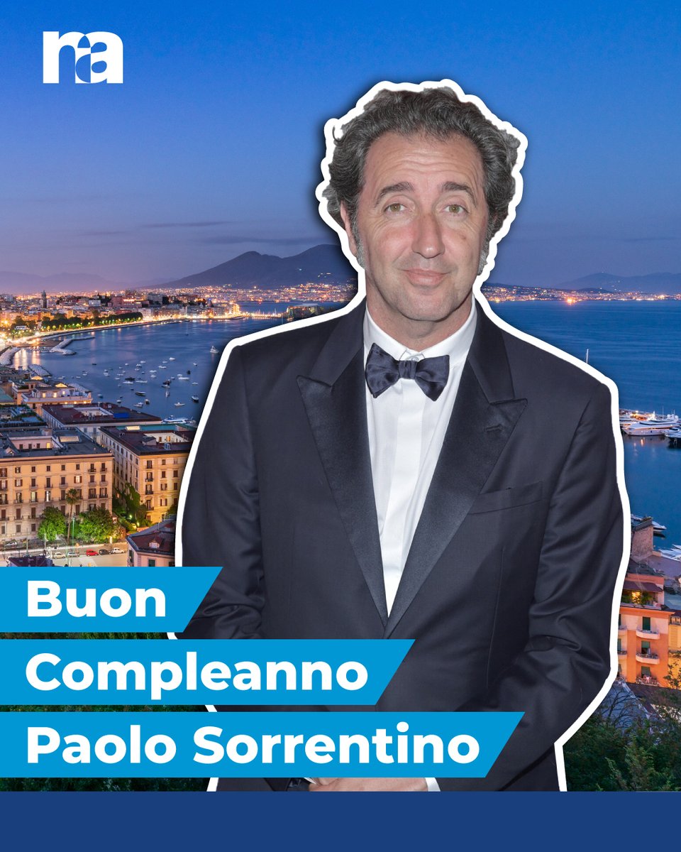 GrandenapoliNA's tweet photo. Un compleanno da #Oscar quello di Paolo Sorrentino! ✨

Regista di capolavori come "L'uomo in più", "La Grande Bellezza" o "È stata la mano di Dio".

#cinema #paolosorrentino https://t.co/V5yUNLfSYb