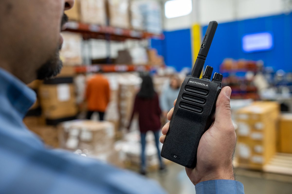 It's here... the all new Motorola R2!

With superior range, configurable audio and seamless integration, the R2 is a reliable addition to an uninterrupted workday.

#twowayradio #businesscommunication #futureproof #ptt #Communication #TwoWayRadios