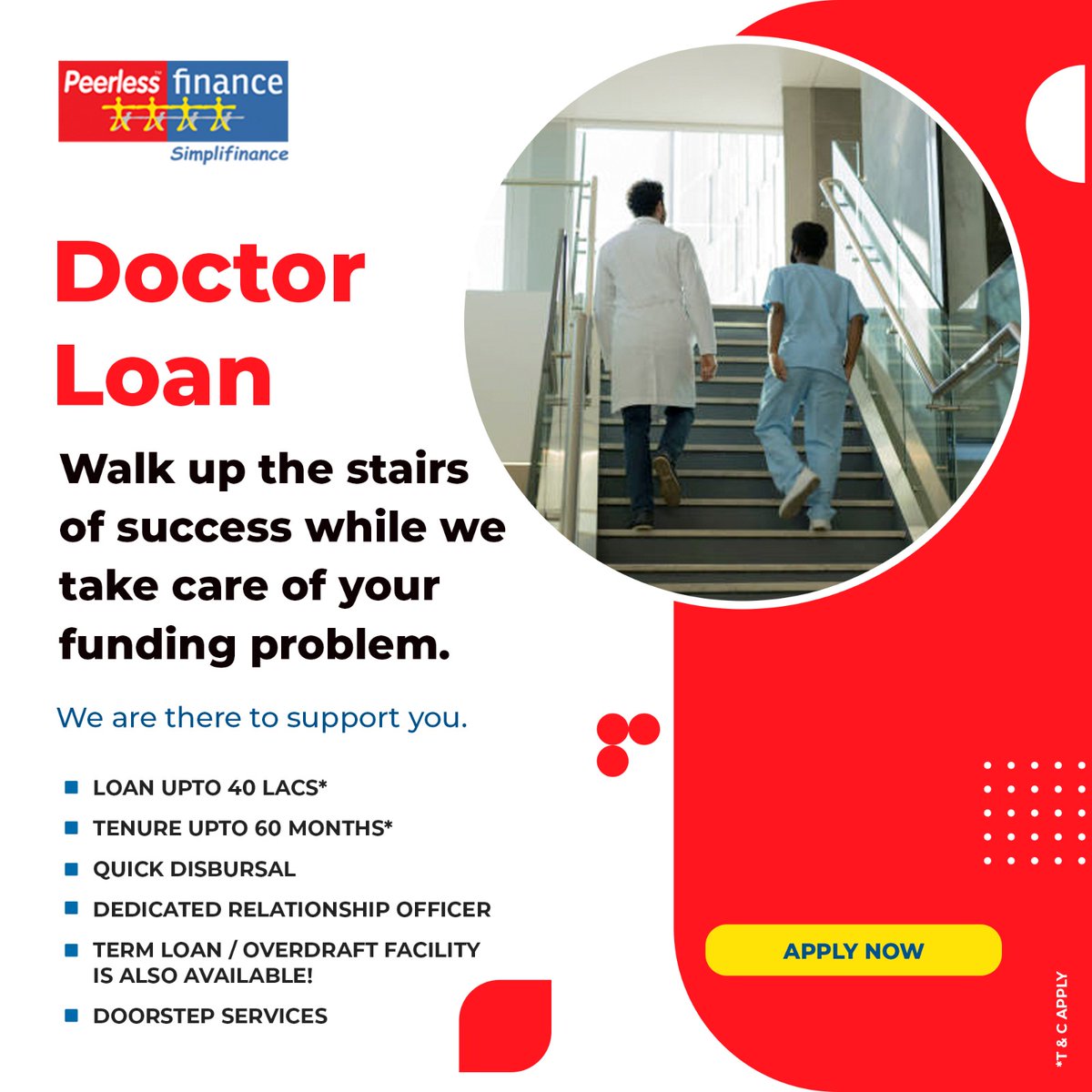 PeerlessFinance's tweet photo. Feel the success of building your dream clinic and delivering the best treatment.

Click on: https://t.co/k9nv8DZRMj

Apply Now!

#PeerlessFinancialServicesLimited #doctorloan #professionalloan #kolkata #healthcare #technology #financialsupport #solutions https://t.co/PJgbdV9Eqj