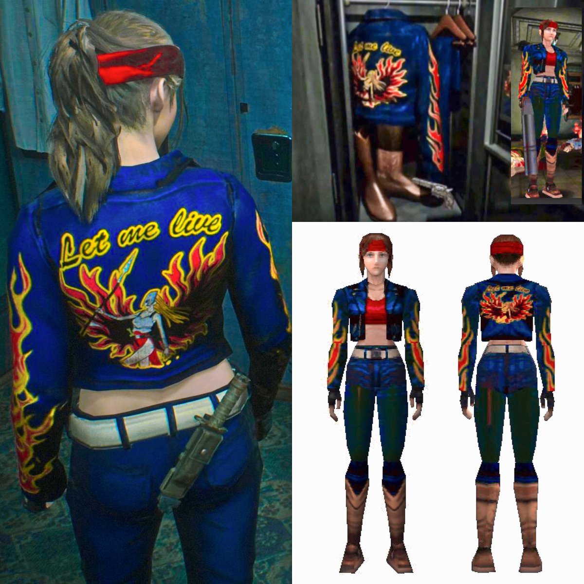— claire redfield - let me live “outfit”

#ClaireRedfield #REBHFun #ResidentEvil
