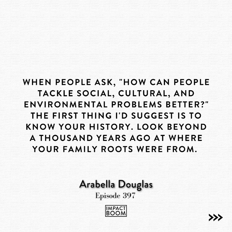 ImpactBoomOrg's tweet photo. 💡On Episode 397 of @ImpactBoomOrg, Arabella Douglas of Currie Country discusses how non-Indigenous people can discover their #ancestralconnection to the #environment & key lessons learned from the #FirstNations business movement.