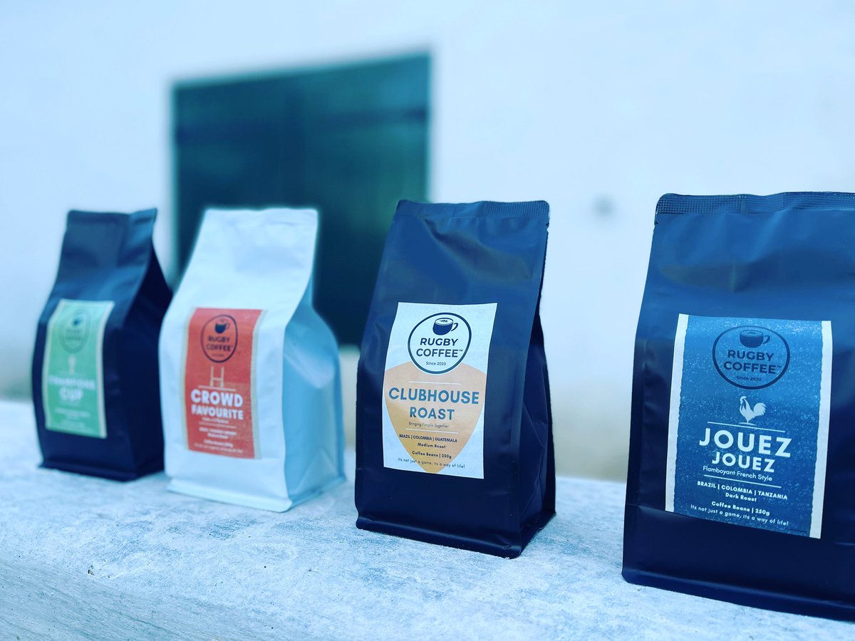 Lots to come from RUGBYCOFFEE South Africa! Let this journey continue! #coffeesouthafrica #rugbycoffee #worldofrugby #worldofcoffee #coffee #rugby #bringingpeopletogether #makeadifference #itsnotjustagame #itsawayoflife #Coffee #SouthAfrica