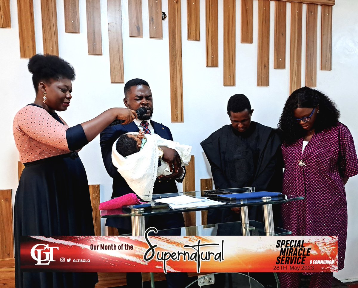 gltisolo's tweet image. We had our First Child Dedication at Sunday’s #specialmiracleservice. 
We were so glad to welcome baby Jadon to God’s House. Congratulations Daddy and Mummy.

#babydedication
#gltisolo
#gltchurch