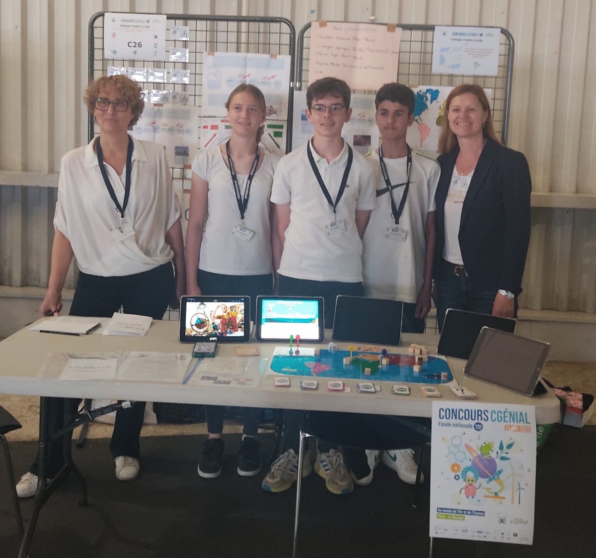 Quelques secondes avant le premier passage des jurys !