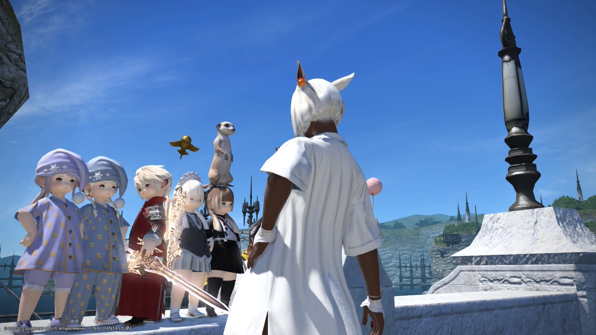 FF14「FF14、今回のパッチで増えた装備はやたらとフェチ度が高い気がします。宝の地図で」|青龍彡🍙のイラスト