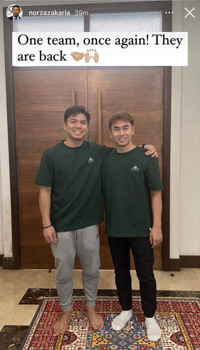 BadmintonTalk's tweet photo. BREAKING

Dilansir dari IGS Ketua BAM, Norza Zakaria, Goh Sze Fei dan Nur Izzuddin dilaporkan kembali bersatu. https://t.co/kRbPL8lTxd
