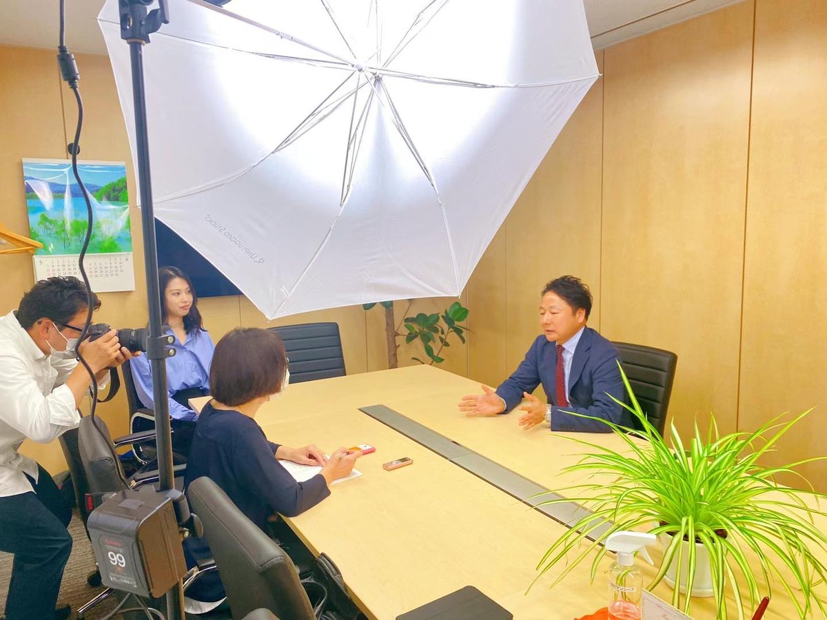 sunseer_sns's tweet photo. 東京労働局就職推薦企業の取材を受けております✨ https://t.co/h4Oc1lnQre