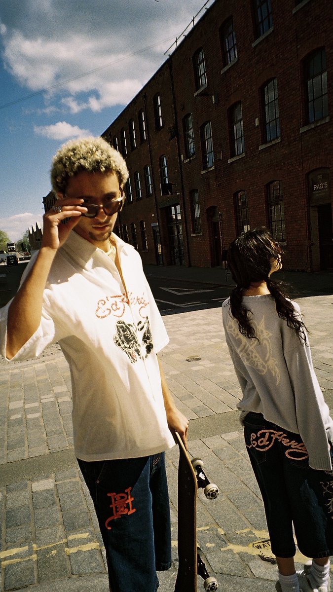EdHardyEuro's tweet photo. Point Of View: Drop 02. Now live.

Newness in denim and jersey shorts. Shop here> https://t.co/qK69g4NRu6 https://t.co/e9L6aDq2BN