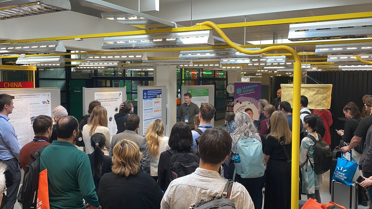 LET_Oulu's tweet photo. #NLASI2023 poster session in full swing covering a variety of topics related to #MMLA #LA #SRL #LearningProcesses #CPS. @SannaJarvela @JonnaMalmberg https://t.co/wgOQZhPxnq
