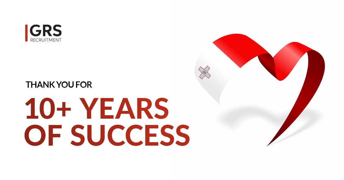 Cheers to a decade of partnership, trust, and success! 🎉

Discover more about us here ➡ grsrecruitment.com

#grs #grsrecruitment #recruitmentagency #careerseekers #jobhunting #jobsearch #cyprusjobs #maltajobs #middleeastjobs #recruitmentservices