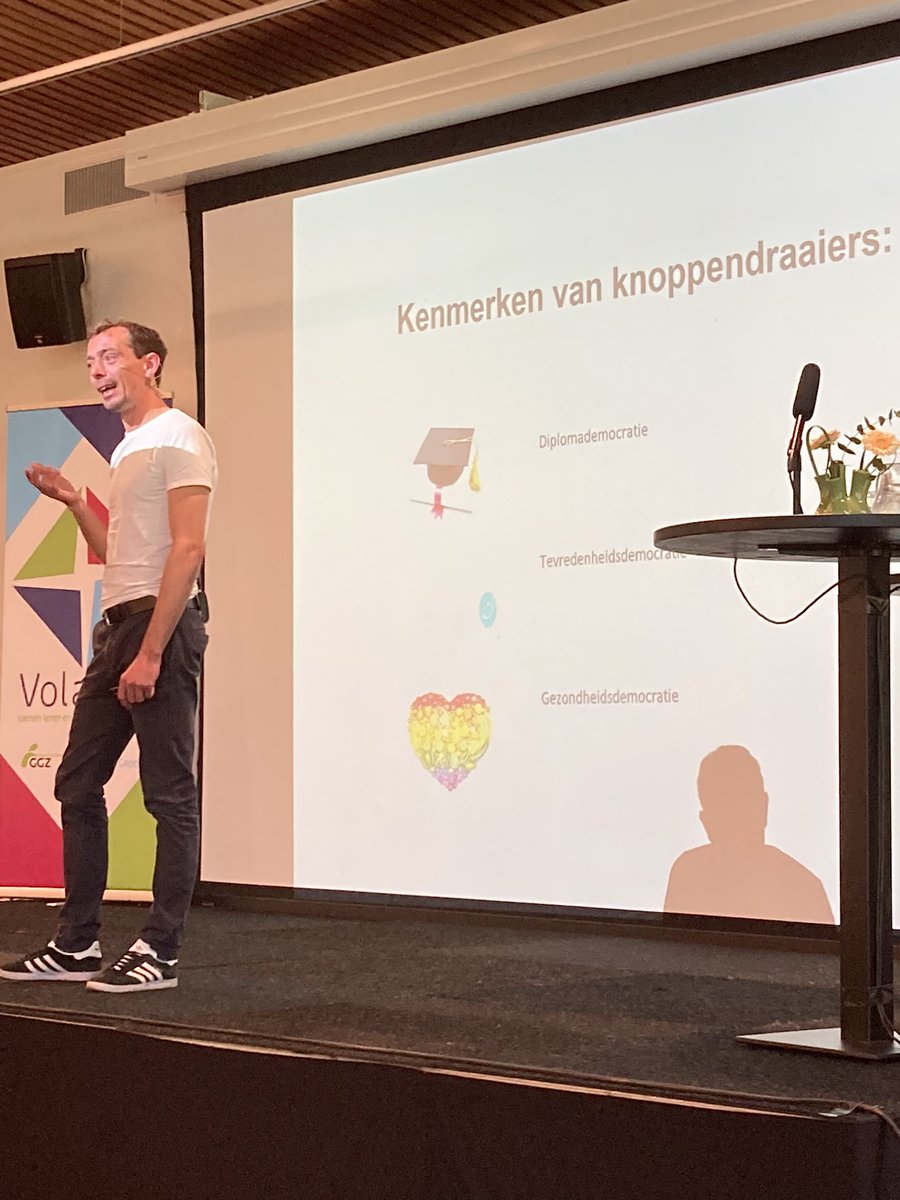 Vandaag een mooie dag, met een mooi programma en een volle zaal. met onze Volantepartners <a href="/ggznhn/">GGZ NHN</a> en <a href="/GGzE/">GGZE</a> 
Als sprekers <a href="/TimSJongers/">Tim ‘S Jongers</a> Floortje Scheepers en Hans Kroon. volante.nl