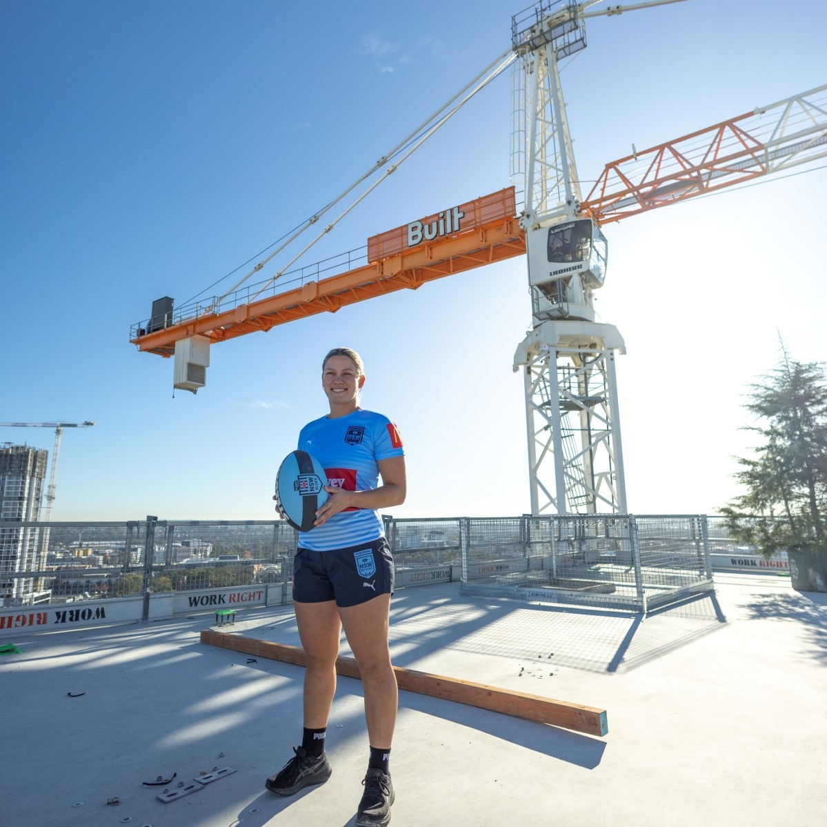 Good luck to our very own Brooke Anderson who makes her State of Origin debut for the NSW Sky Blues tomorrow. Read her story  bit.ly/3C38HlB
<a href="/NSWBlues/">NSWBlues</a> #TheSkysTheLimit #TheNewWayForward #StateofOrigin #SOO #diversity #womeninconstruction