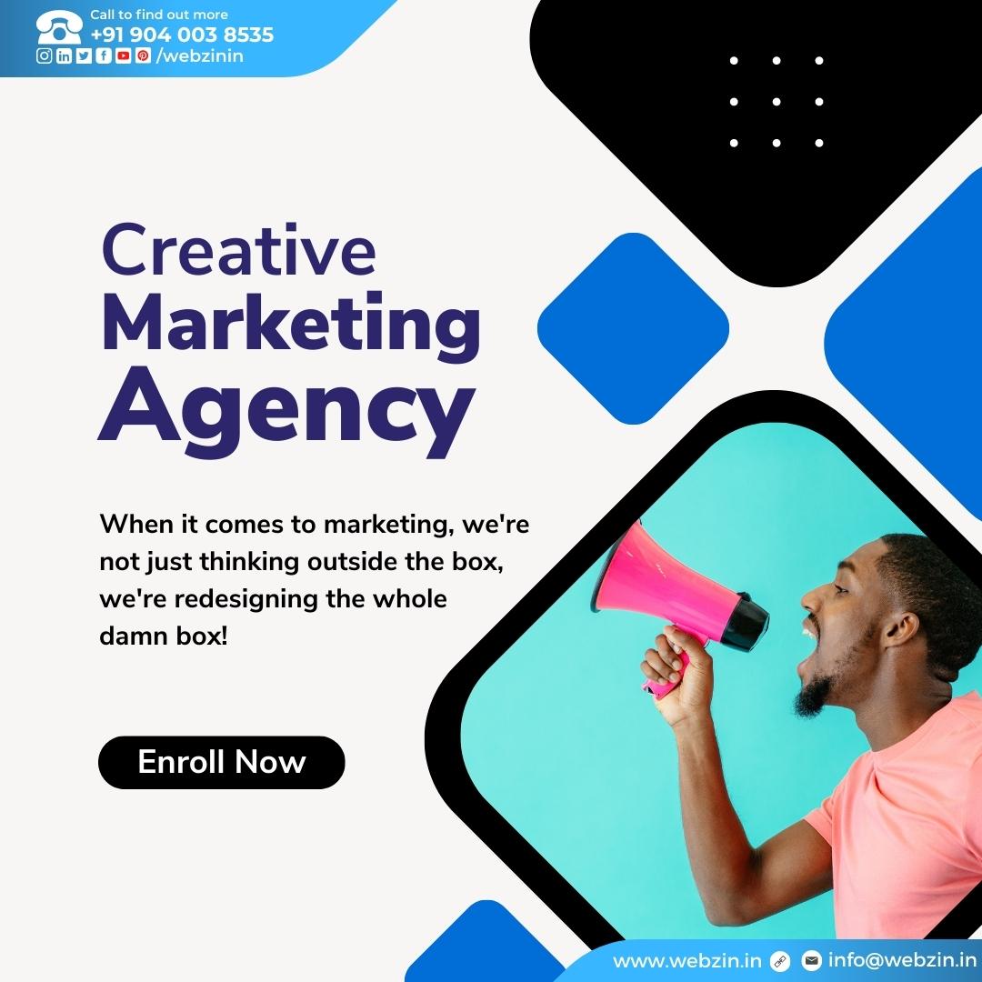 #CreativeMarketing #BrandStorytelling #MarketingMagic #InnovativeStrategies #MarketingExperts #MarketingGoals #BrandSuccess #OutoftheBoxThinking #webzininfotech #webdesign