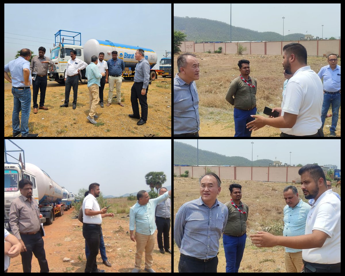 Dipa_Balangir's tweet photo. Facilitated CEO and MD of OVO farms pvt ltd with their investors from abroad to the land which is allotted to them at G.C  Ph-II, Sadeipali. Discussed and described about the facilities that will be provided to them by both District Administration and IDCO. @CollectorBgr https://t.co/lKBD94jOk0