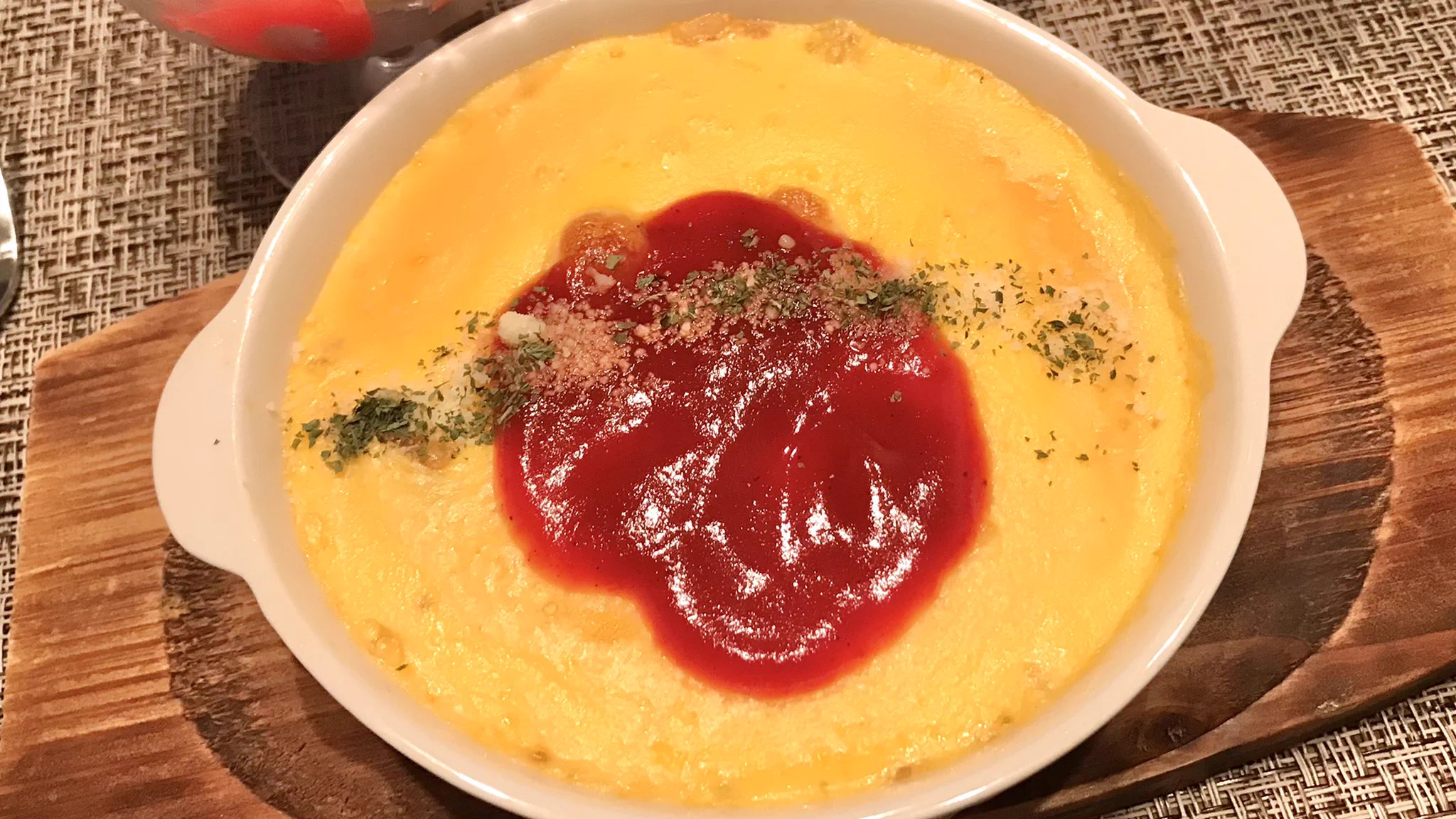 レンジとトースターで火を使わない！オムライスの作り方。