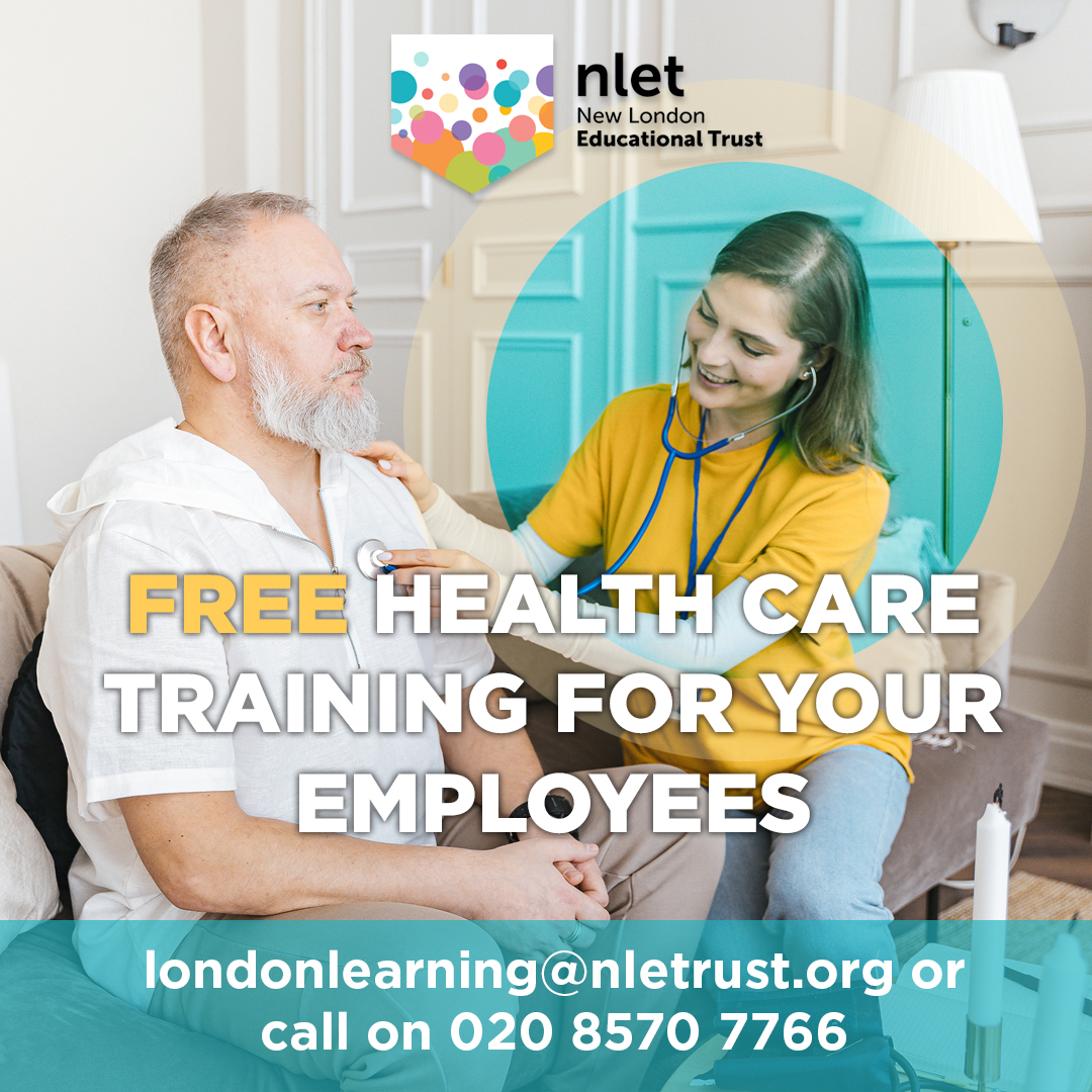 FREE healthcare training for employees. Flexible training, in-house or virtually. See how we can help your organisation.
londonlearning@nletrust.org or 020 8570 7766 nletrust.org
#homecare #carejobs #socialcare #careerincare #careworkers #hounslow #healthsocialcare