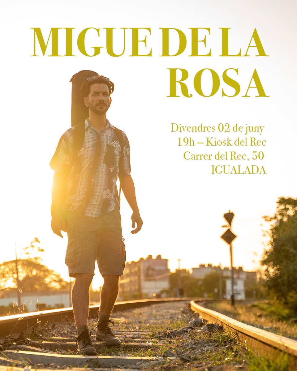 marsamper's tweet photo. @kioskdelrec a las 19h de este viernes 2 de junio https://t.co/06Jb3cEqKk