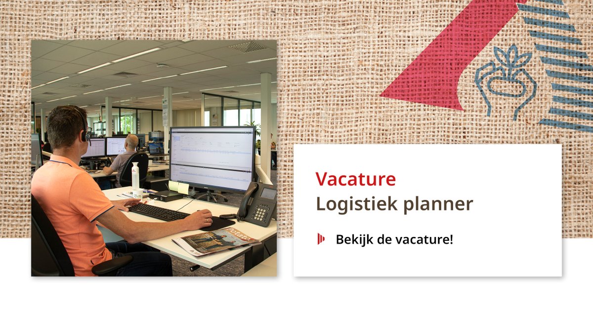 Wij zijn op zoek naar een Logistiek planner die houdt van snel schakelen en plezier haalt uit het oplossen van een logistieke puzzel. Iemand die goed kan plannen en organiseren. Bekijk de volledige vacature op bitly.ws/GdDM #Agrico #vacature #logistiek #planner