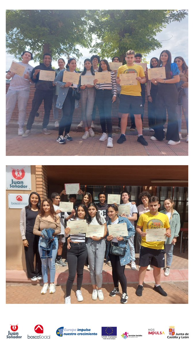 Enhorabuena a ese equipazo del curso de comercio que han finalizado con éxito la formación. 
Os deseamos que os vaya bonito y seguro que lo mejor está por llegar. 🌈
Enhorabuena por vuestro esfuerzo. A luchar por vuestros sueños  ✨

#AcompañandoSueños 
#TransformandoRealidades