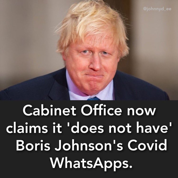 #BorisJohnson is a sociopath 
He’ll disassociate himself from whatever his WhatsApp msgs & diaries reveal & whatever #PartyGate & #Covid Inquiries conclude

All “water off a duck’s” back to him🤬
He’ll just continue lying his way thru life like nothing’s happened

#ToriesOut327