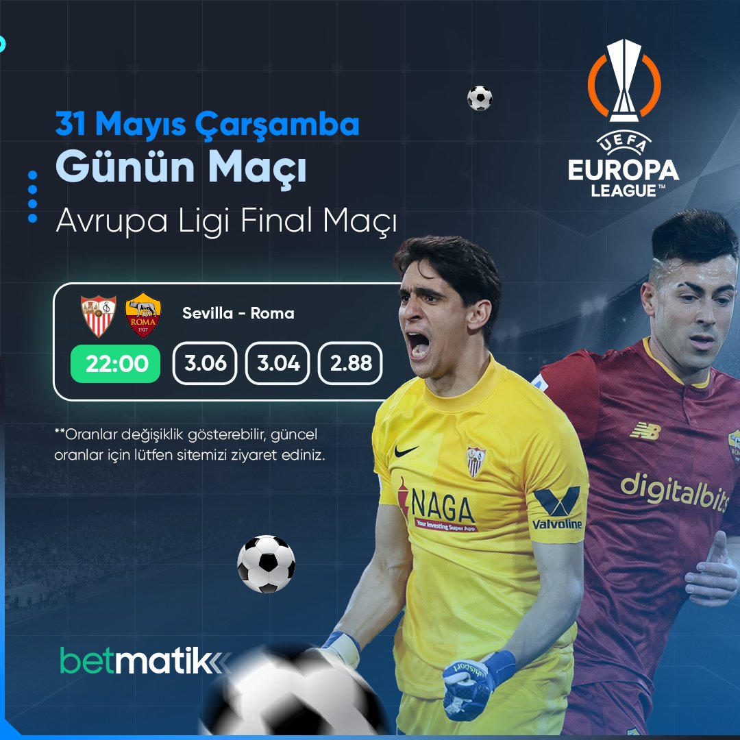 Yüksek Oran Seçenekleri ile Günün Avrupa Ligi Final Maçı🟠

🕯 Canlı ve maç öncesi yüzlerce bahis seçeneği,
💳 7/24 anlık ve hızlı çekim güvencesi..!

🔒  Güvenilir bahsin adresi;
➡️  tinyurl.com/ja3ps9bu