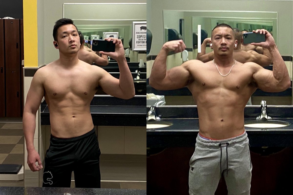 XanderKwan's tweet photo. 2 yr transformation https://t.co/EfpLdejOXK