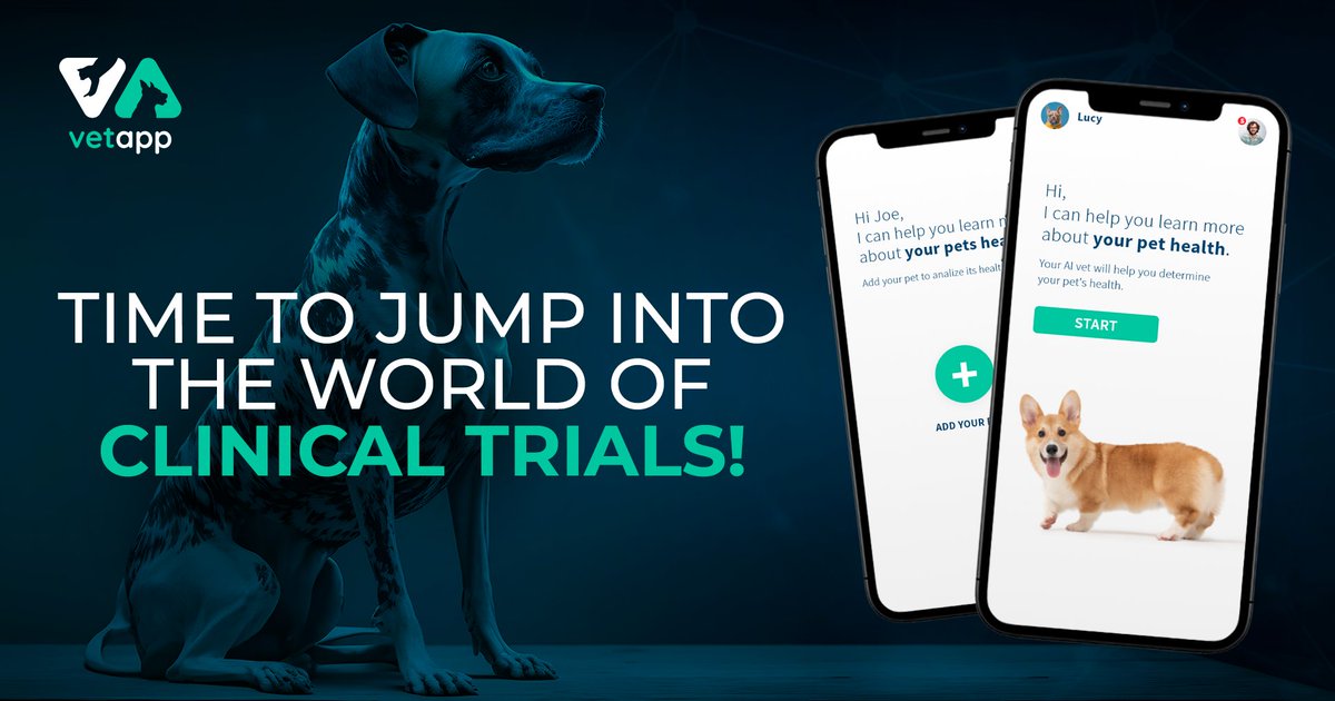 vetapp_app's tweet photo. We're excited to let you know that we've kicked off clinical trials for VetApp 📲 We're really pumped to see how it all goes and we'll keep you updated on our progress. 📈 Thanks for your interest!
#VetApp #ClinicalTrials #DigitalVet #VetTech #SmartVetCare https://t.co/t1DOyI1Zsj