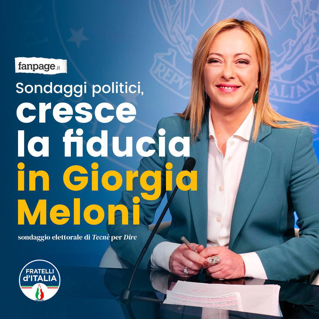 Non solo i sondaggi, anche le urne lo dimostrano: l’unico “effetto” certo è quello del buongoverno del centrodestra. Con determinazione e coerenza, avanti così 🇮🇹