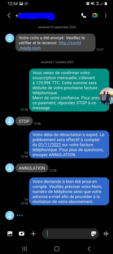 Harzook's tweet photo. #PireArnaqueSMS
Je le remets avec des numéros floutés, au cas ou
Comme je disais, mieux vaut brouter le brouteur, et toutes mes amitiés Moussa https://t.co/lVpVejazii