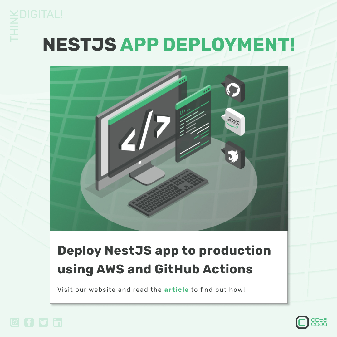 Attention fellow developers! Ever struggled with application deployment? We've been there too, and we're excited to share our journey and insights in our latest blog post. 🚀

#octacodebl #thinkdigital #DeveloperCommunity #WebDevelopment #DeploymentInsights #NestJS #appdeployment