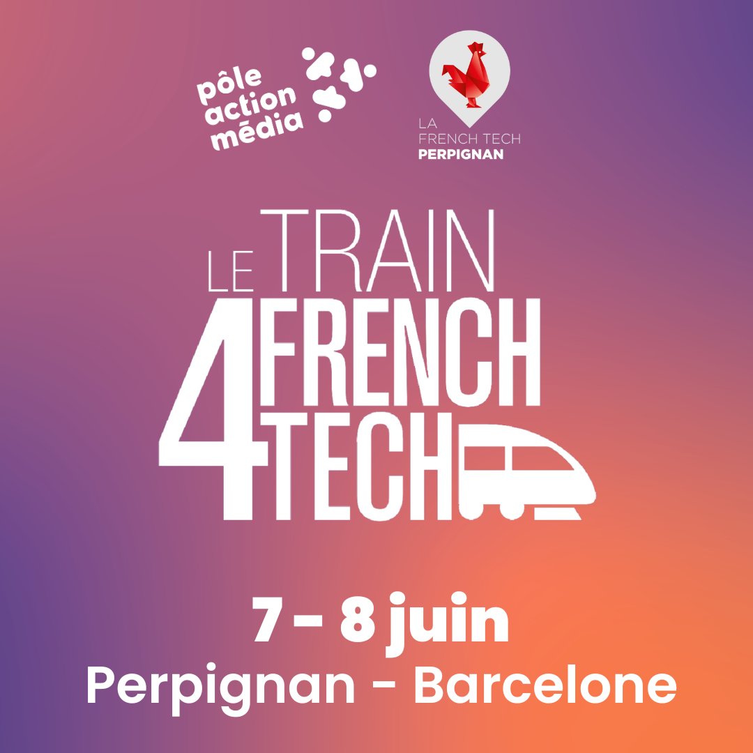 [TRAIN FRENCH TECH] 🚂 Les 7 et 8 juin prochains, 3️⃣ entreprises accompagnées par le PAM prendrons place à bord du Train French Tech. 1️⃣ Anto.info 2️⃣ @shopmyinfluence 3️⃣ @Mizik_XR_One