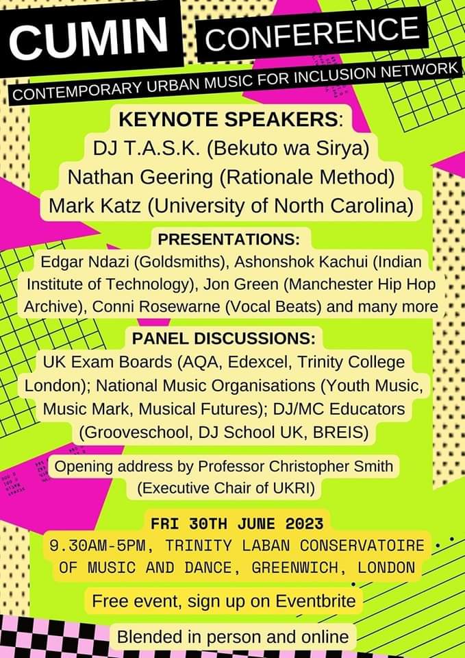 Our upcoming conference. Both online and in person FREE event! Some amazing speakers. Sign up now! Ticket links here - In person - eventbrite.co.uk/e/cumin-confer… Online - eventbrite.co.uk/e/cumin-confer…