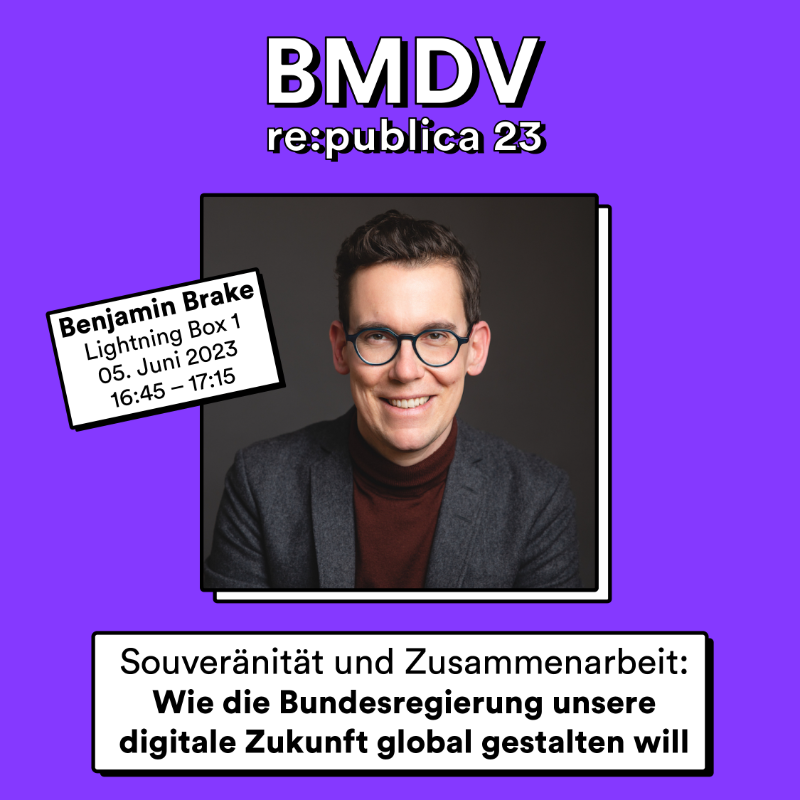 Wie entsteht eine Strategie für internationale Digitalpolitik &amp; welche Herausforderungen müssen gemeistert werden? <a href="/datenbrake/">Ben Brake 🇺🇦</a> erläutert, wie die 1. internationale #Digitalstrategie der Bundesregierung entsteht &amp; welche Ziele sie verfolgt. 👉Am 5.6. um 16:45 Uhr <a href="/republica/">re:publica</a>! #rp23