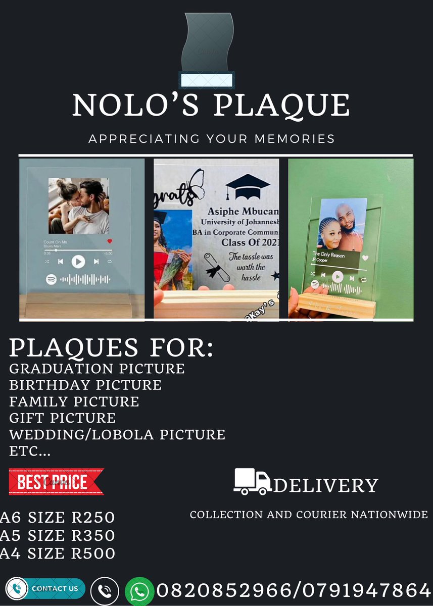 GIVEN_YAXING's tweet photo. Order your plaques on 0820852966 https://t.co/H5wYPah8X0
